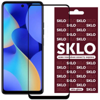 Захисне скло SKLO 3D (full glue) для TECNO Spark 10 Pro, Чорний - купити в SmartEra.ua