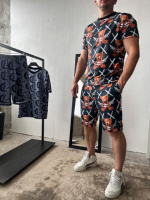 Комплект футболка шорти чоловічий трикотаж літо