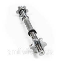 Гантельний гриф EasyFit 45 см Ø 25 мм хромований