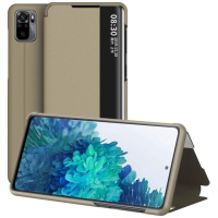 Чохол-книжка Smart View Cover для Xiaomi Redmi Note 10 / Note 10s (Золотий) - купити в SmartEra.ua