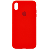 Чохол для iPhone X (5.8«») / XS (5.8«») - Silicone Case Full Protective (AA) (Червоний / Red) - купити в SmartEra.ua