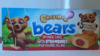 Бисквит Bears Полуниця 200 гр 5 шт