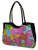 PODIUM Сумка Женская Пляжная текстиль Podium /1330 black