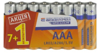 Батарейка лужна AАА.LR03 АКЦІЯ (shrink 7+1)