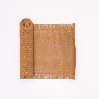 Салфетка сервировочная на стол 120х30 (см) прямоугольная Коричневый HP-35-19BR