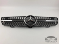 Тюнинг Решетка радиатора Mercedes CLS-Class C219 2004-2008год (AMG Chrome Black)