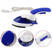 Відпарювач Mini Steam Iron HT-558B, Праска електрична парова, Парова праска для одягу. Колір: синій