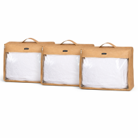 Набор больших сумок-органайзеров ORGANIZE 40х31х15 см 3 шт (бежевый)