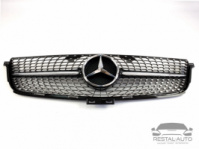 Тюнинг Решетка радиатора на Mercedes ML-Class W166 2011-2015 год Diamond ( Черная с хром вставками )