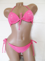 Купальник со стразами МВ-380 коралл