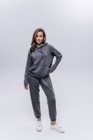 Костюм жіночий (unisex) графіт двохнитка