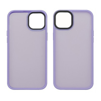 Чехол Colorful Matte Case для Apple iPhone 14 Plus светло-фиолетовый Люкс