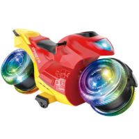 Позашляховий трюковий мотоцикл з різнобарвним підсвічуванням та пультом QF670-1