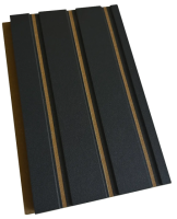 Стінова набірна рейкова панель МДФ SUPER PROFIL Антрацит СП12133-26