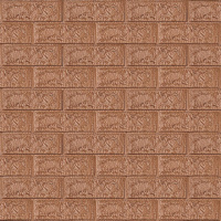 3D панель самоклеющаяся 700x770x5мм кирпич Коричневый (020-5) SW-00000237