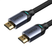 Кабель мультимедийный HDMI to HDMI 2.0m V.2.1 8K 60Hz HDR10 HLG 48Gbps YUV 444 Choetech (XHH01-BK)