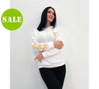 Демісезонний жіночий худі з принтом «Seed» оптом | Батал| Розпродаж моделі