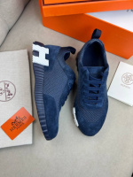 Кросівки сині Hermes Tenis Bouncing Dark Blue ob408