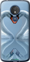 Чохол на Motorola Moto G7 Power Лебеді 6007u-1657