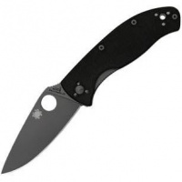 Нож складной Spyderco Tenacious Black Blade (C122GBBKP)