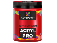 Краска художественная Acryl PRO ART Kompozit 430 мл, 258 красный нафталовый