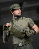 Тактична сумка поясна OBIO oliva ДЛ6318