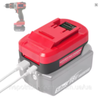 Адаптер для акумулятора Makita 18V до інструменту EINHELL 18V PD 22.5W QC3.0 USB-порт USBC у комплекті павербанк повербанк пауерба