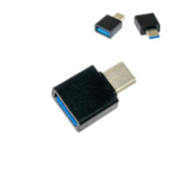 Переходник с usb на type c Черный адаптер type c usb перехідник з тайп си на юсб