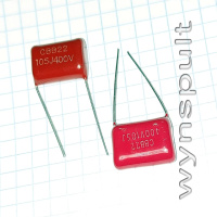 1mF 400V 400V105 P=20 1µF 1uF CBB22 105J400V TZT Конденсатори плівковi