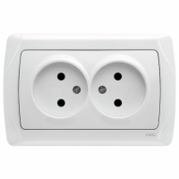 Розетка VIKO двойная белая