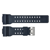 Ремінець для годинника Skmei 1832/1834BK Black чорний каучуковий унісекс 26.5 см