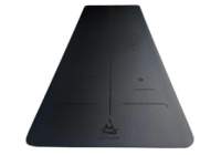 Килимок для йоги каучуковий Vimal Flower of Life Black RAO 183×68×0.5 см