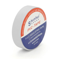 Изолента SHUNHUI 0,13мм*18мм*20м (белая), temp: -10°С/+ 80°С, 10 шт. в уп. цена за упак.