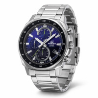 Чоловічий годинник Casio Edifice EFV-600D-2A з хронографом та синім циферблатом