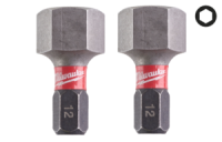 Біта SHOCKWAVE MILWAUKEE, Hex12, 25мм, (2шт) (заміна 4932500385)