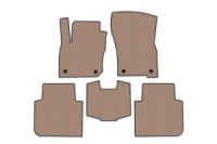 Резиновые Коврики Carsuit (Бежевые) для Volkswagen Tayron 2024– гг