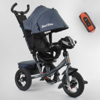 Велосипед 3-х колёсный 7700 В / 73-019 Best Trike (1) ФАРА С USB, ПОВОРОТНОЕ СИДЕНЬЕ, НАДУВНЫЕ КОЛЕСА переднее колесо d=29см. задние d=26см, ПУЛЬТ