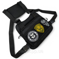 Тактична нагрудна сумка з патч-панеллю, сумка чоловіча розгрузочна, розгрузка жилет