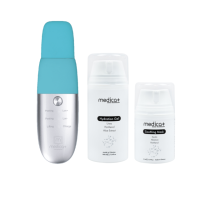 Набір Ультразвуковий скрабер для шкіри обличчя Vibroskin 8.0 + Гідратуючий гель Hydration Gel + Заспокійлива маска для обличчя Soothing Mask (Japan)