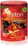 Чай черный Тарлтон Рождественские колокольчики 200 г жб с музыкой внутри Tarlton Tea jingle Bells