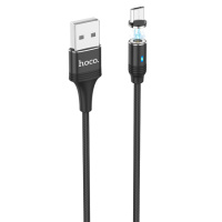 Магнітний кабель Micro USB Hoco U76 «Fresh magnetic» MicroUSB (1.2m) (Чорний) - купити в SmartEra.ua