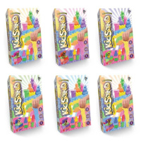 Гр Кінетичний пісок «KidSand» 1000г KS-04-10,11,12,13,14,15U (6) «Danko Toys», ОПИС УКР/РОС. МОВАМИ