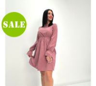 Вельветова сукня із завищеною талією «Wesley» оптом | Норма | Розпродаж моделі