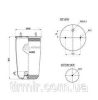 Пневматическая рессора без стакана 4961NP02
