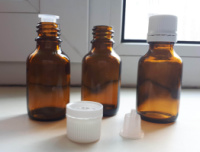 Флакон скляний 25 мл коричневий