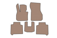 Резиновые Коврики Carsuit (2 Ряда, для F46, Бежевые) для BMW 2 серия Active Tourer F45/F46 2014-2021 гг