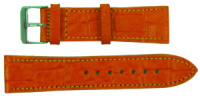 Шкіряний ремінець для годинника Mykhail Ikhtyar Ш22 мм помаранчевий