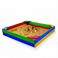 Песочниця «Крепость» деревянная размер 1.5 на 1.5 метра