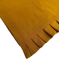 Раннер SoundSleep Stonewash Mustard 40х180 см з рюшами  (94331882)