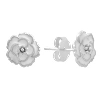 Серебряные серьги CatalogSilver с емаллю (60002270)